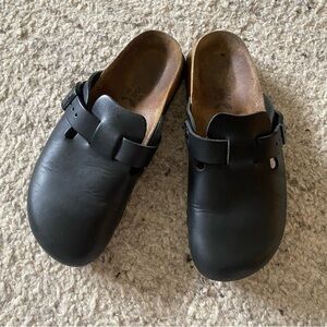 BETULA Boston Clogs- Black leather, size 39